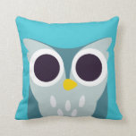 Henry the Owl Throw Pillow<br><div class="desc">Henry the owl is an intelligent Virgo with a lot on his mind. However, when no one is looking, Henry loves to get up to some mischief, and he'll pull pranks on his friends. His favourite food ought to be mouse, but of course he would never eat his friend Mr...</div>