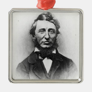 Henry Thoreau Metal Ornament