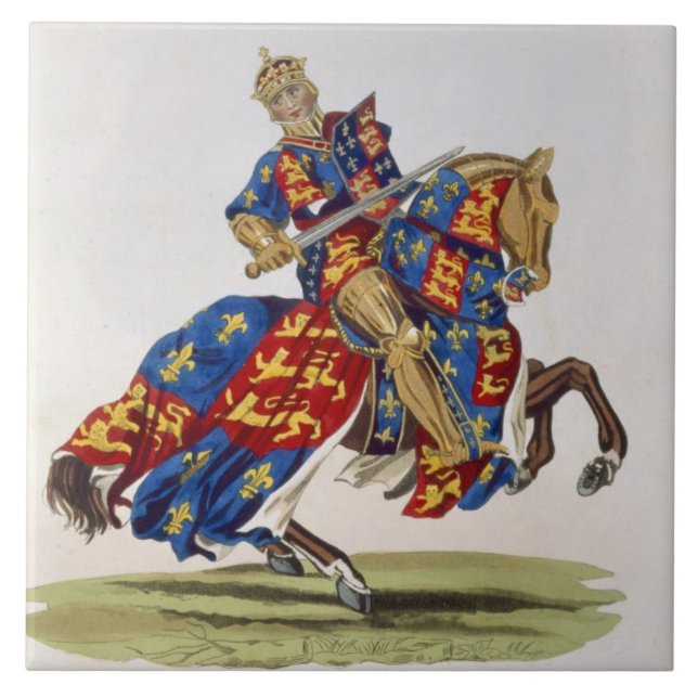 Henry VI, King of England (1421-71), 1422, from 'A Tile (Front)