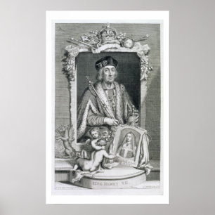 Henry VII (1457-1509) King of England from 1485, a Poster