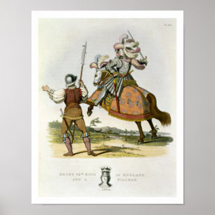 Henry VII, King of England (1457-1509) and a Billm Poster