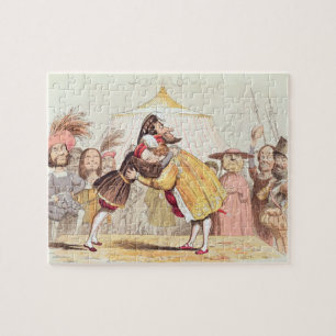 Henry VIII (1491-1547) and Francis I of France (14 Jigsaw Puzzle