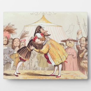 Henry VIII (1491-1547) and Francis I of France (14 Plaque