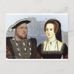 Henry VIII and Ann Boleyn Postcard