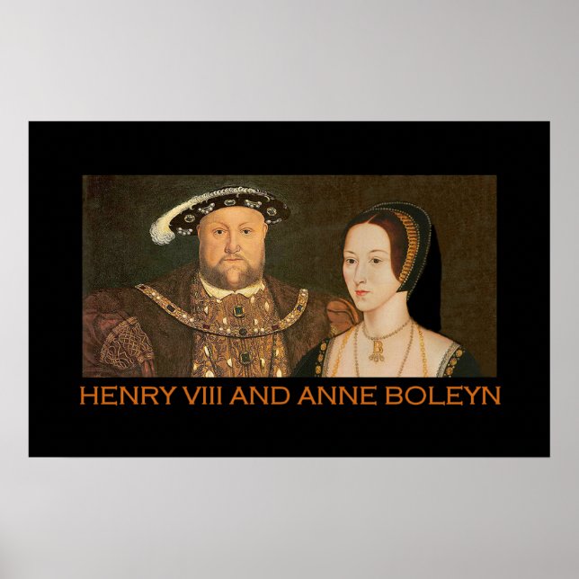 Henry VIII and Anne Boleyn 2 Poster (Front)