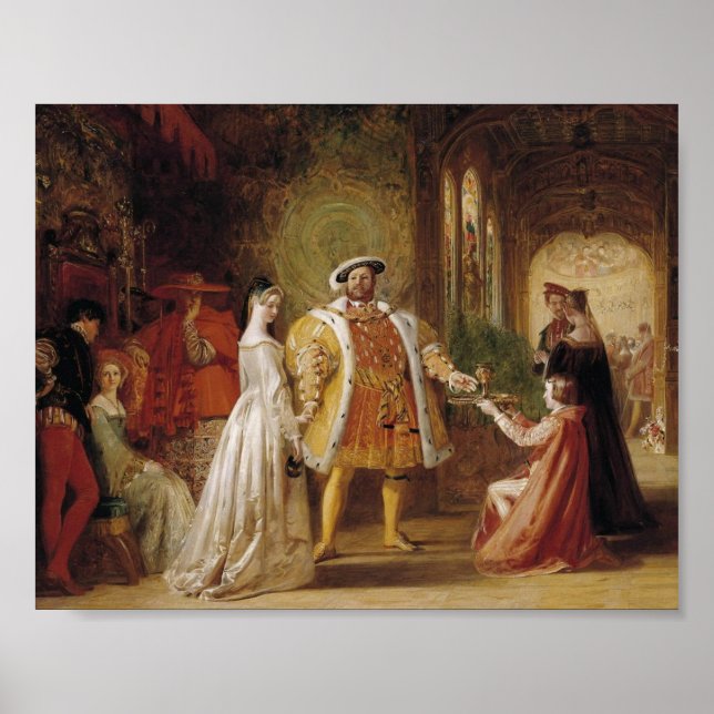 Henry VIII and Anne Boleyn Poster (Front)