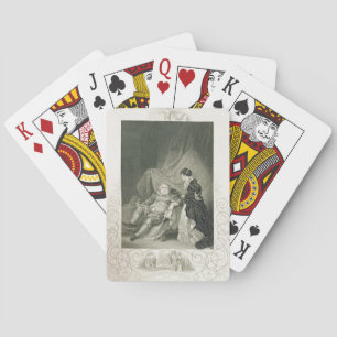 Henry VIII and Catherine Parr, in the play Henry V Playing Cards