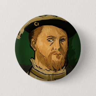 Henry VIII Badge 2 Inch Round Button