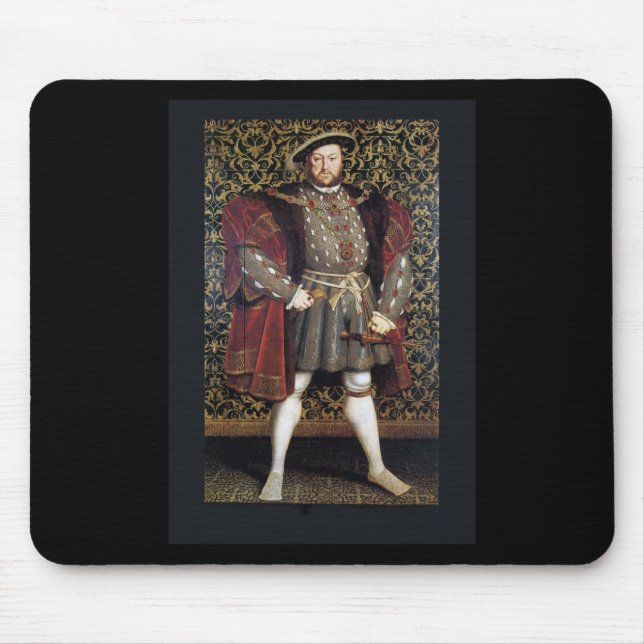 Henry VIII Portrait Mouse Pad (Front)