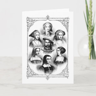 Henry VIII & Six Wives Card