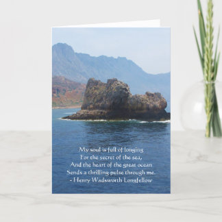 Henry Wadsworth Longfellow Spiritual Quote Card