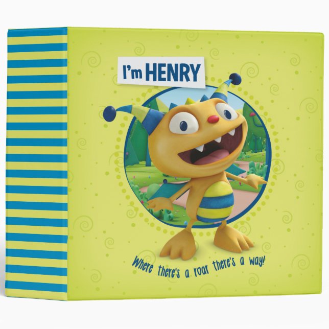 Henry - Where there's a roar there's a way! Binder (Front/Spine)