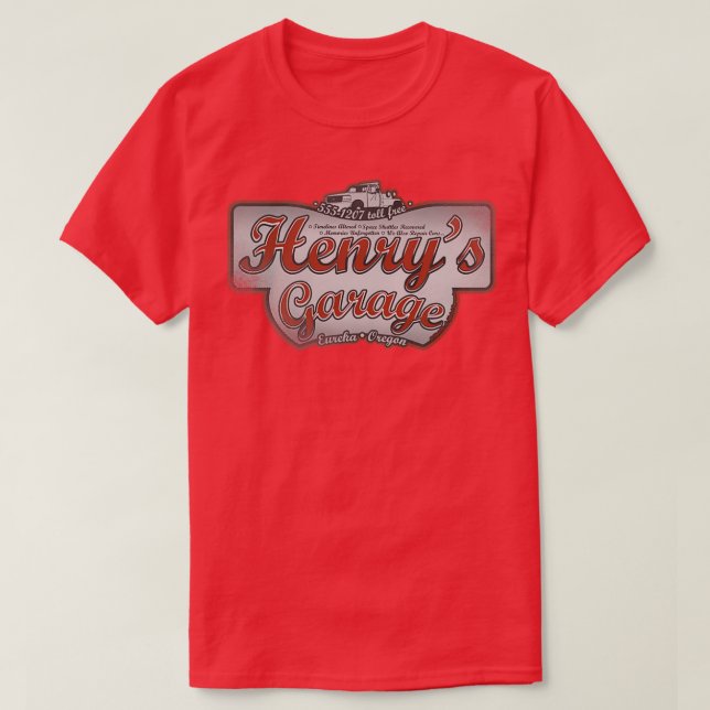 Henrys Garage  T-Shirt (Design Front)