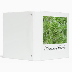 Hens and Chicks Binder