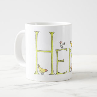 HENS Jumbo Mug! Large Coffee Mug