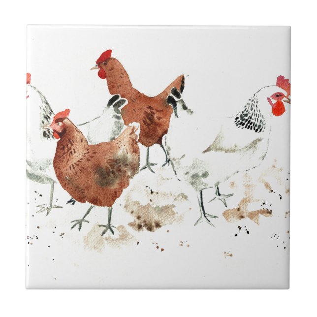 Hens Tile (Front)