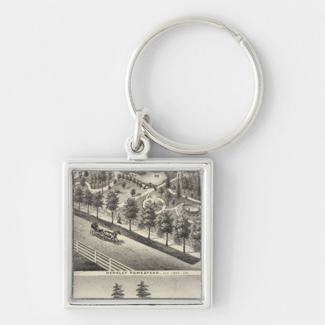 Hensley, Beans residences Keychain (Front)