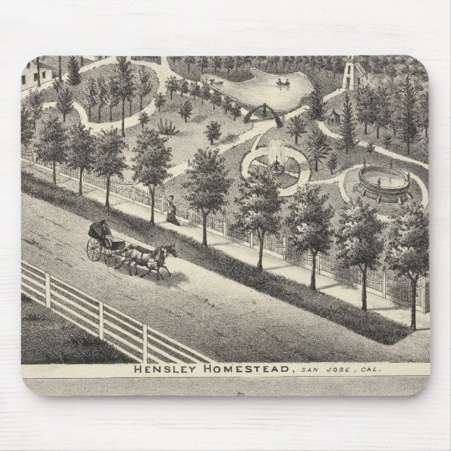 Hensley, Beans residences Mouse Pad (Front)