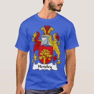 Hensley Coat of Arms Family Crest  T-Shirt