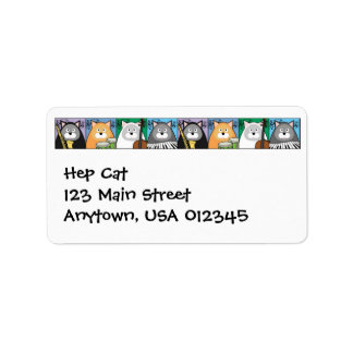 Hep Cat Address Label