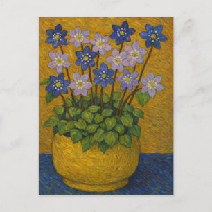 Hepatica Postcard