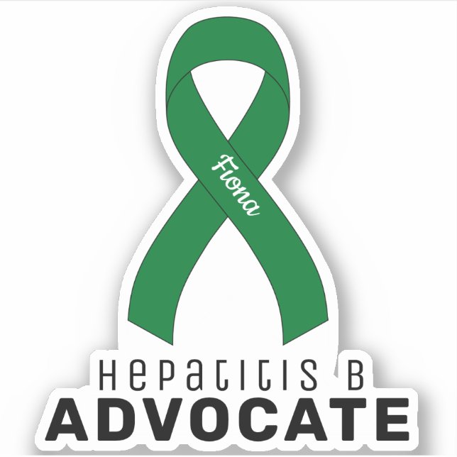 Hepatitis B Advocate Vinyl Sticker (Front)