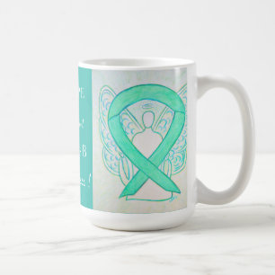Hepatitis B (HBV) Awareness Ribbon Angel Mug