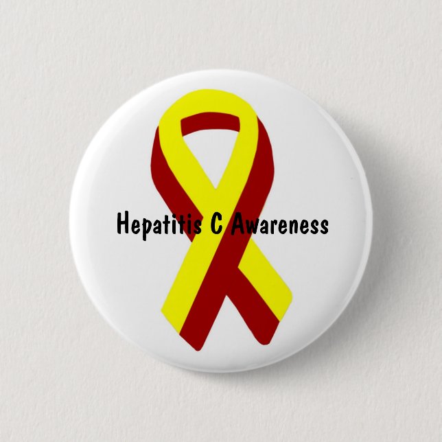 Hepatitis C Awareness Ribbon Pin (Front)