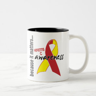 Hepatitis C Awareness Two-Tone Coffee Mug