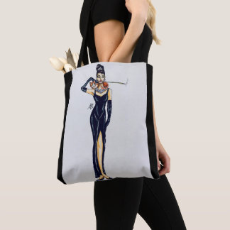 Hepburn At Tiffany's Tote Bag