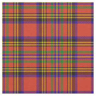 Hepburn Clan Tartan Fabric