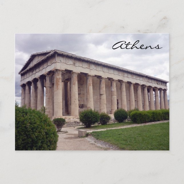 hephaestus temple postcard (Front)