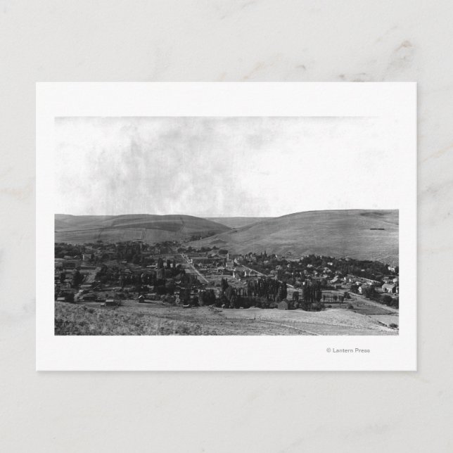 Heppner, Oregon Birds Eye View Photograph Postcard (Front)