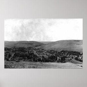 Heppner, Oregon Birds Eye View Photograph Poster