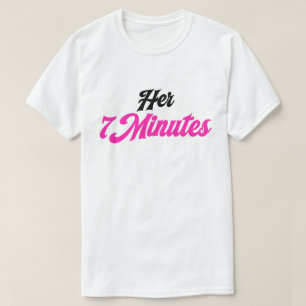 Her 7 Minutes Cute Matching Couple men T-Shirt