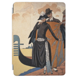 Her and Him, Fashion Illustration, 1921 (pochoir p iPad Air Cover