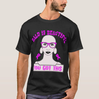 Her Bald Is Beautiful #USAPatriotGraphics © T-Shirt