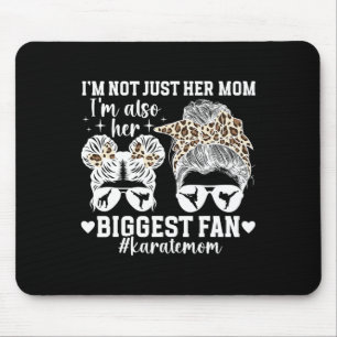 Her Biggest Fan Karate Mom Karate Mother Karate Ma Mouse Pad