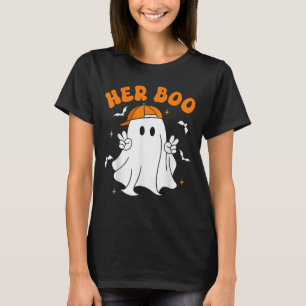 Her Boo &amp; His Boo Funny Matching Halloween Cou T-Shirt