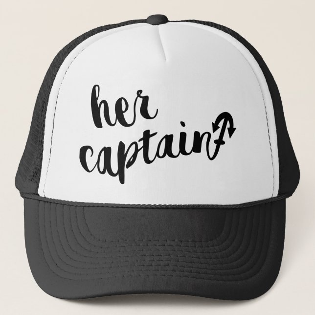 Her Captain Trucker Hat (Front)