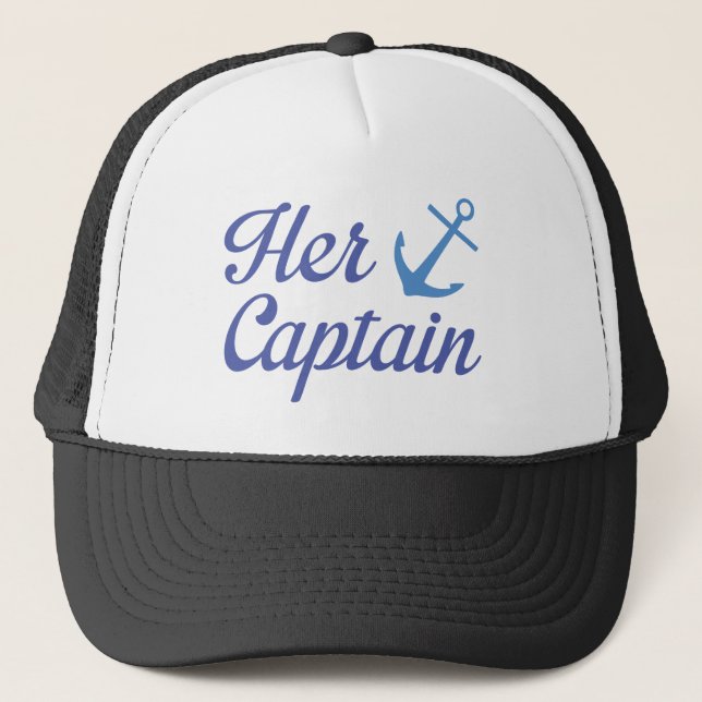 Her Captain Trucker Hat (Front)