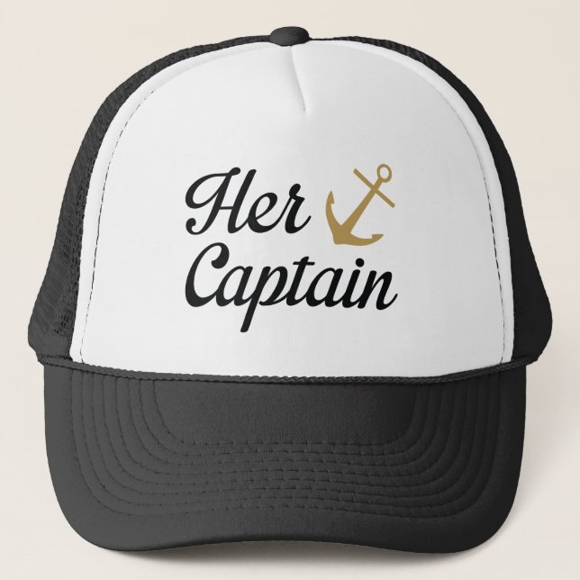 Her Captain Trucker Hat (Front)