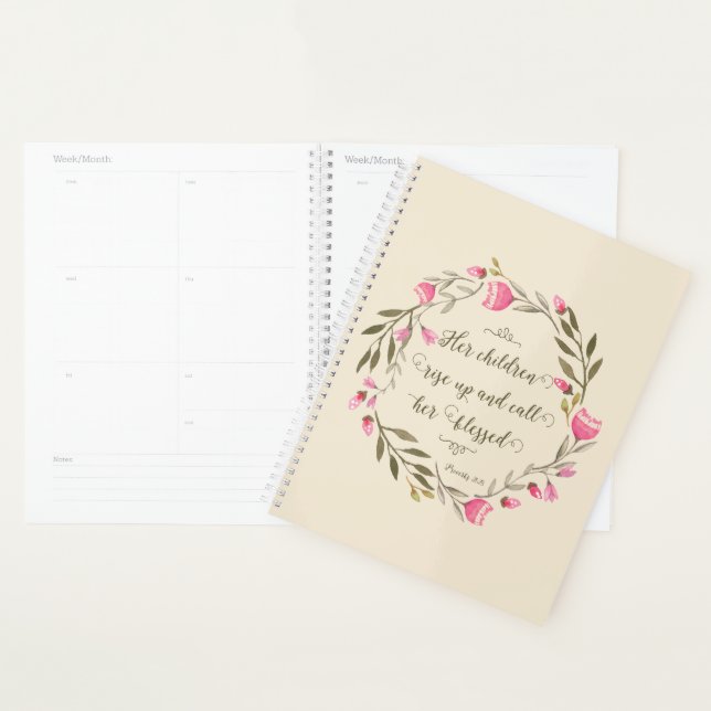 Her Children Call Her Blessed - Prov 31:28 Planner (Display)