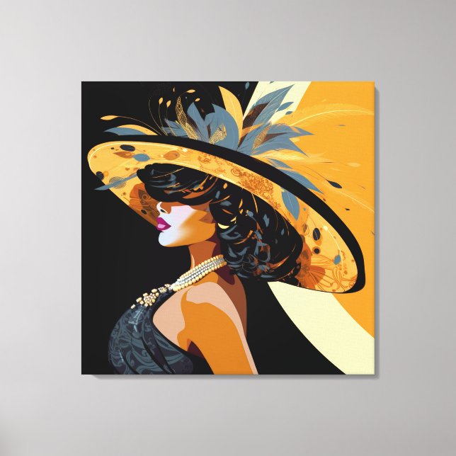 HER CROWN #1 CANVAS PRINT (Front)