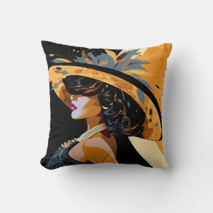 HER CROWN #1 THROW PILLOW