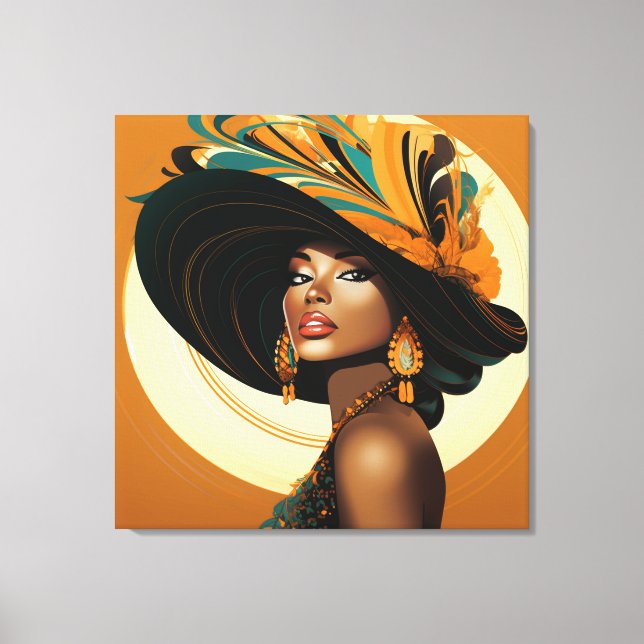 HER CROWN #2 CANVAS PRINT (Front)