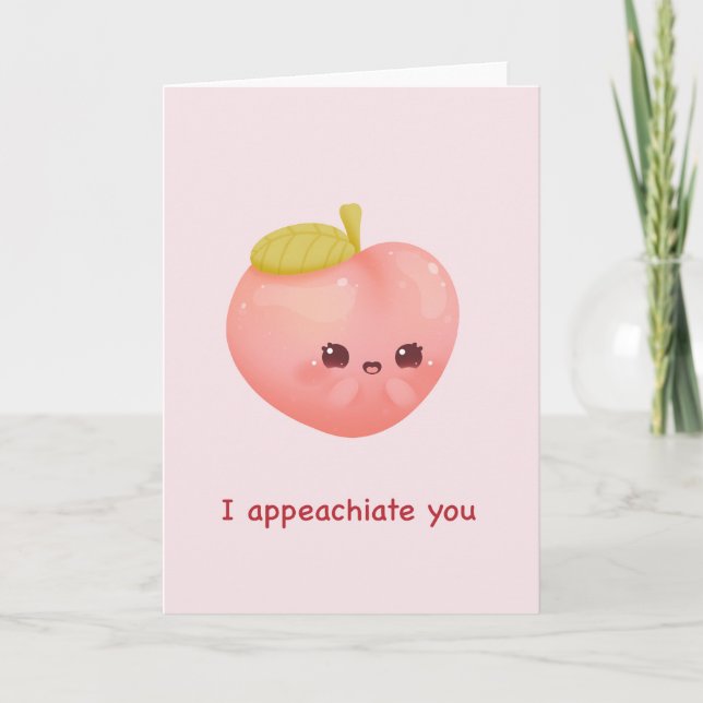 Her Cute Toast To Your Birthday Pun Birthday Card (Front)