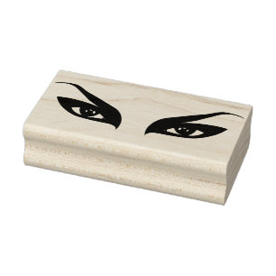 Her eyes looking at you !   Rubber Stamp