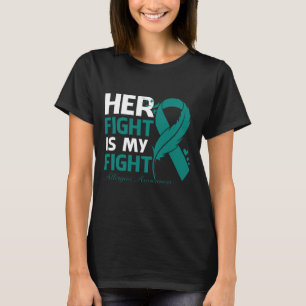 Her Fight Is My Fight ALLERGIES AWARENESS Feather T-Shirt