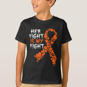 Her Fight Is My Fight Awareness Leukemia Support T-Shirt